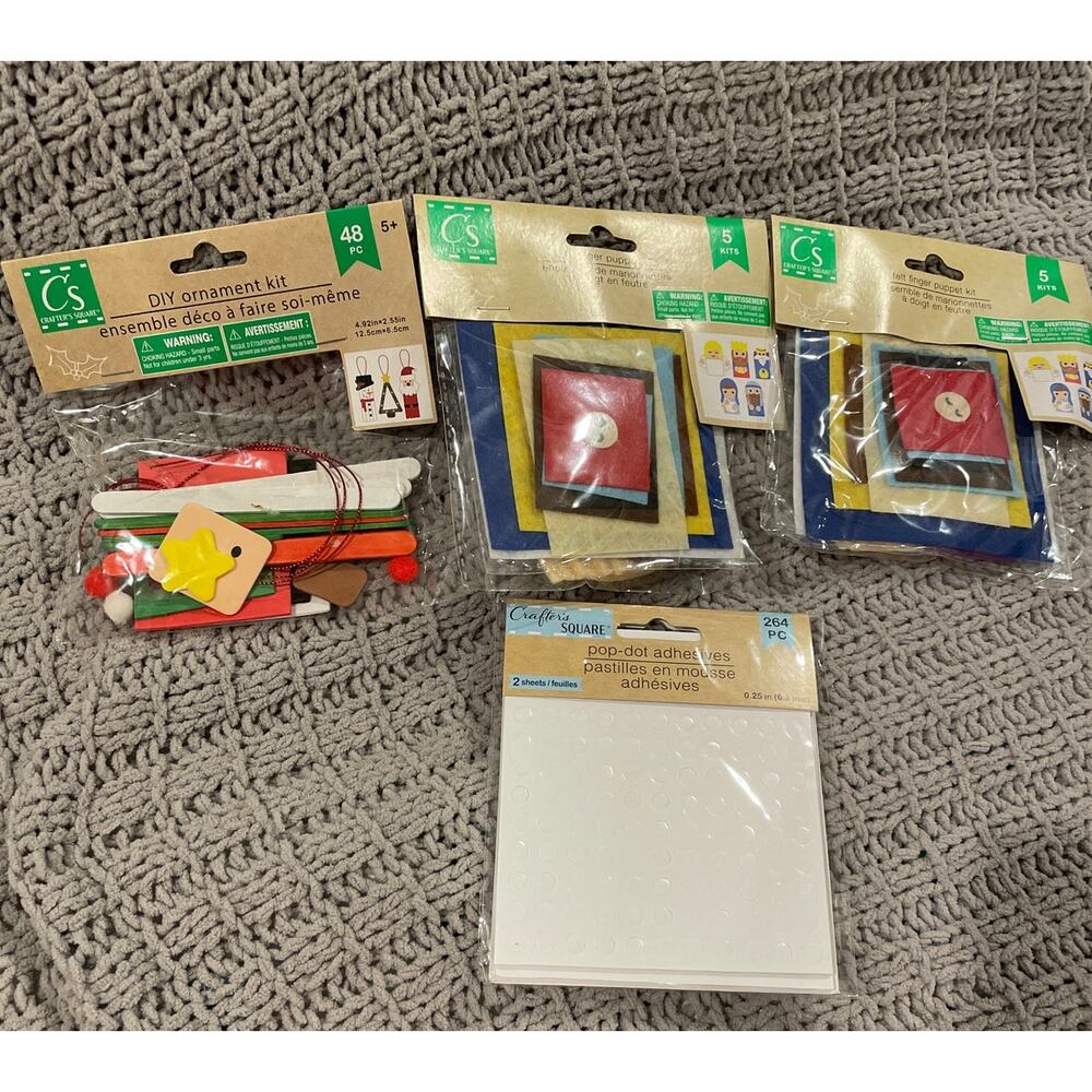 NEW Lot of 3 Crafters Square Crafts
